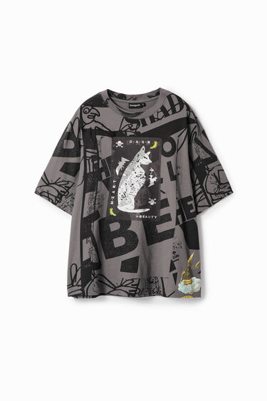 Samarreta lletres gat | Desigual