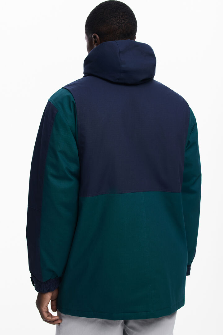 Zweifarbige Parka mit Kapuze | Desigual