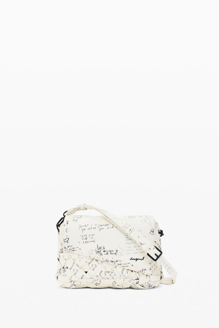 Medium bag with lettering