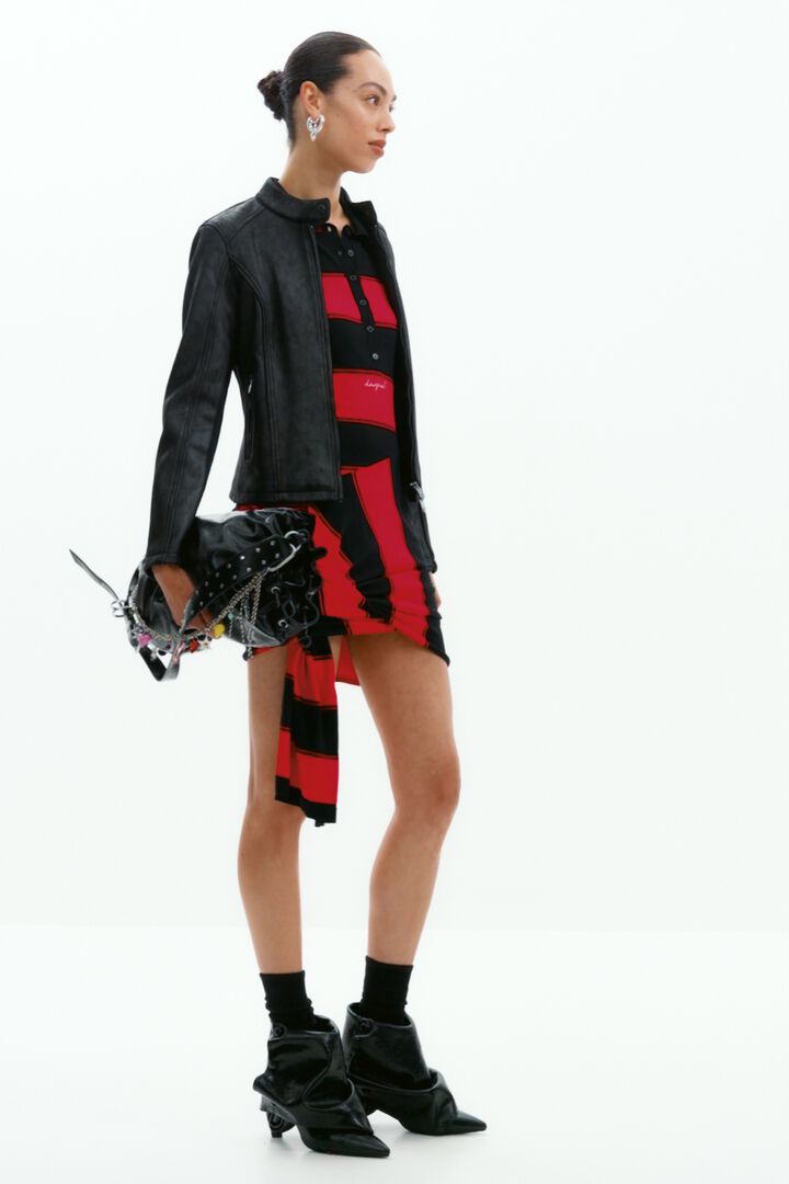 Faux leather jacket | Desigual