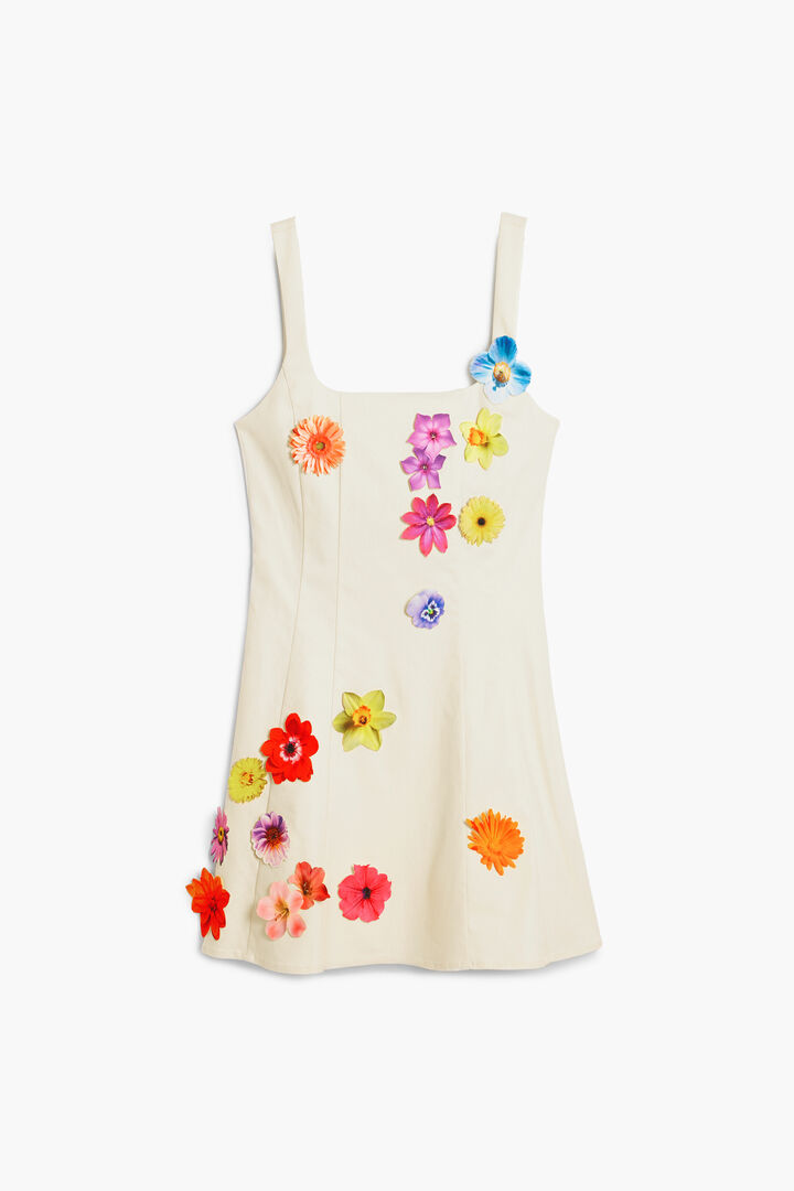 Tyler McGillivary floral panel dress | Desigual