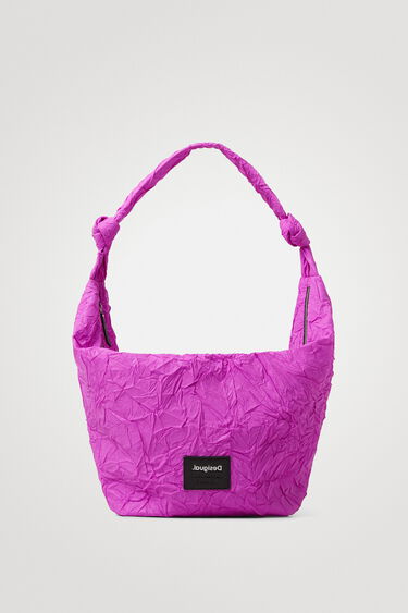 Shoulder Bag Papier-Look Knitteroptik | Desigual