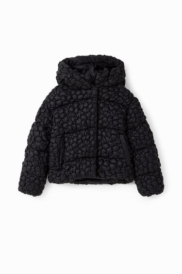 Chaqueta acolchada textura | Desigual