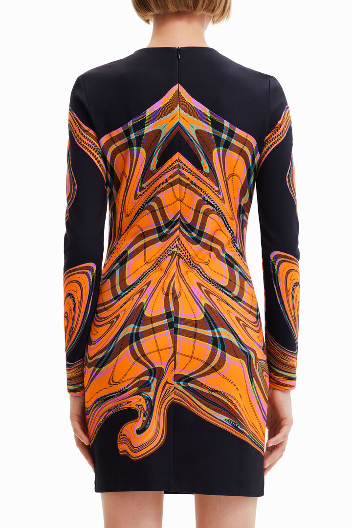 María Escoté slim short dress | Desigual