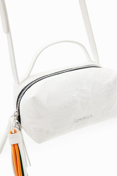 Bandolera mini flors brodades | Desigual