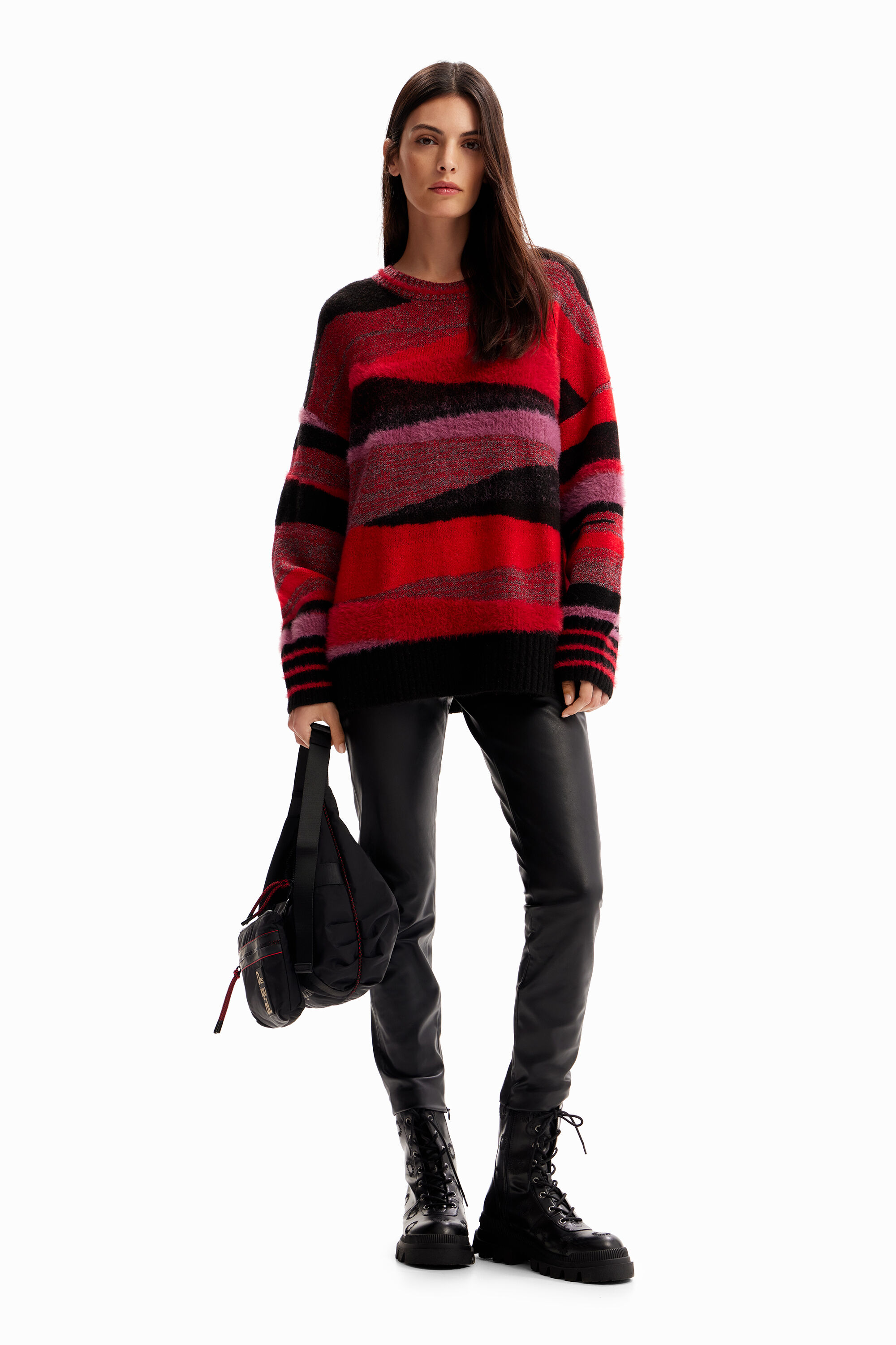 Leggings in Lederoptik BLACK S  - Onlineshop Desigual