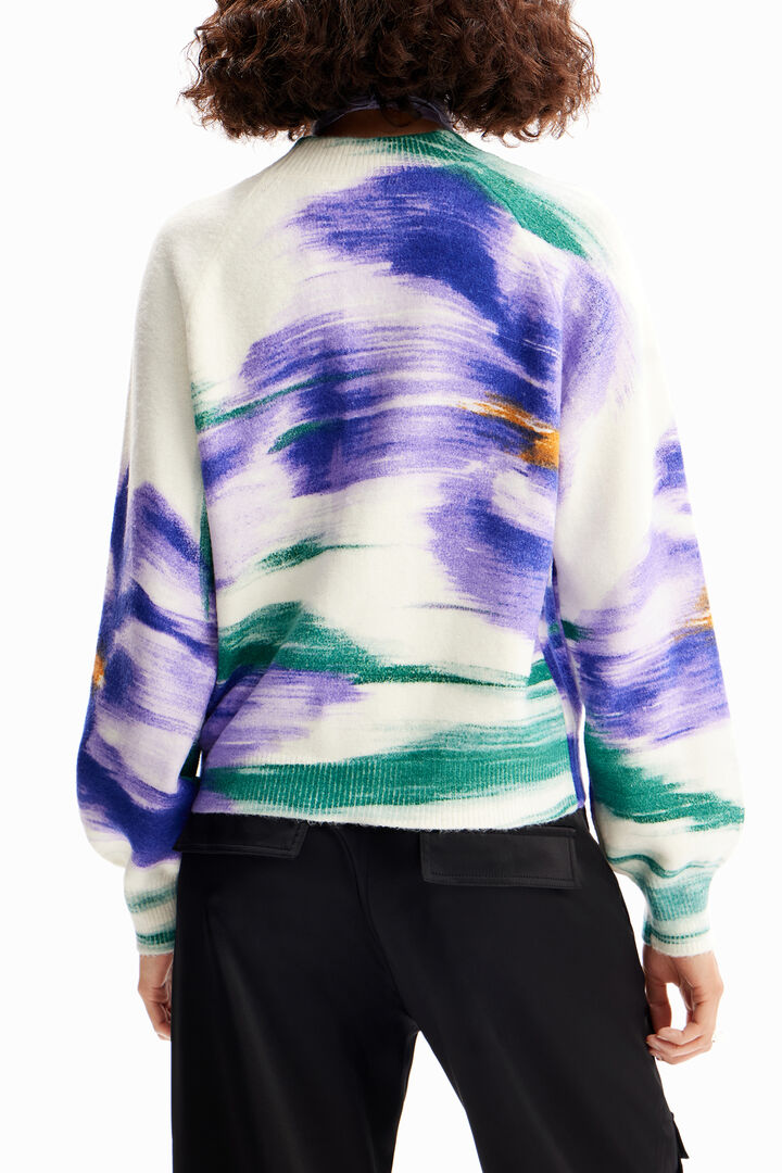 Jersey flores desenfocadas | Desigual