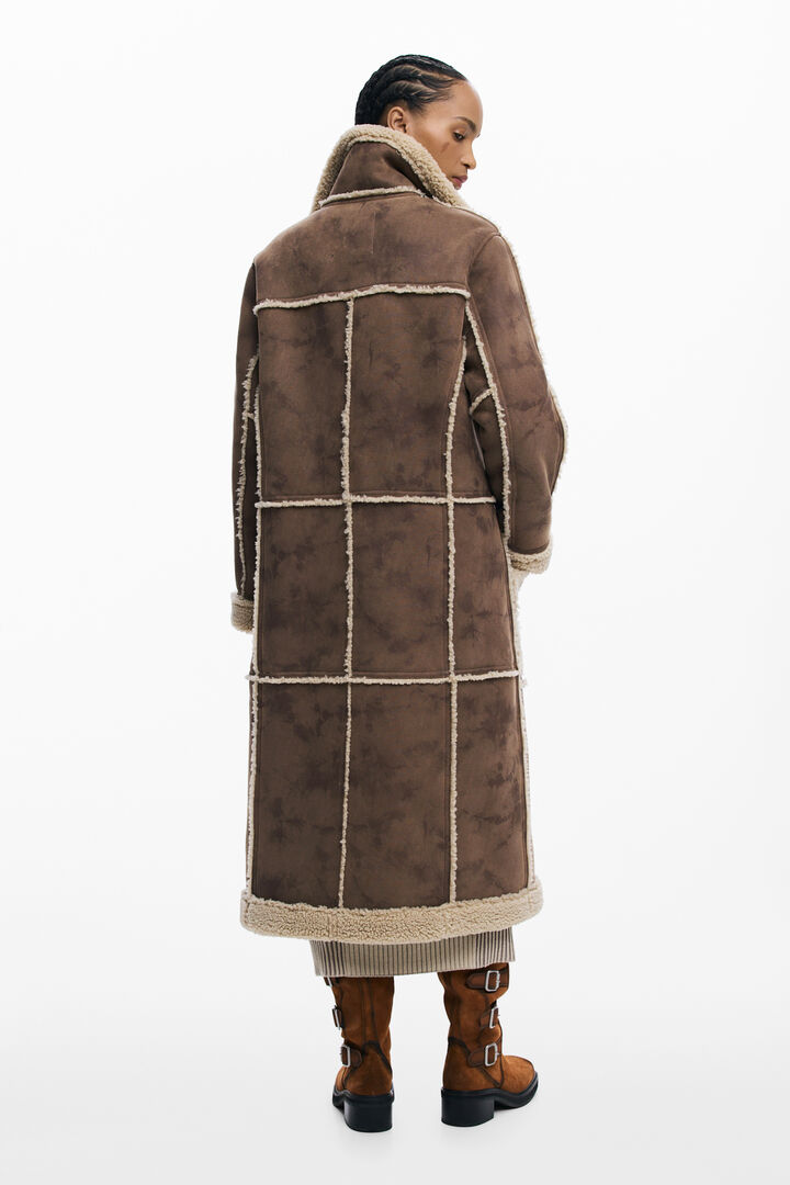 Faux leather coat | Desigual