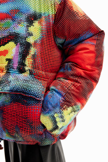 María Escoté oversize padded jacket | Desigual