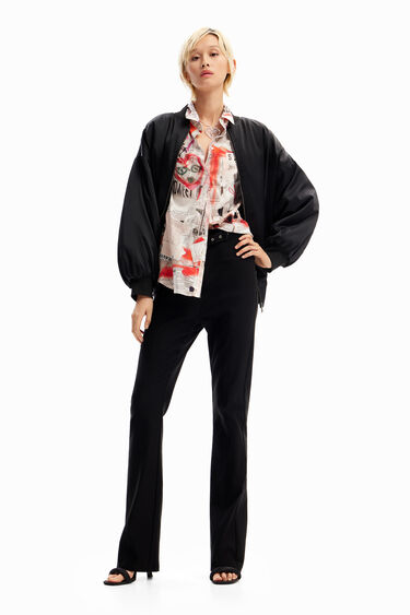 Camisa fina periódico | Desigual
