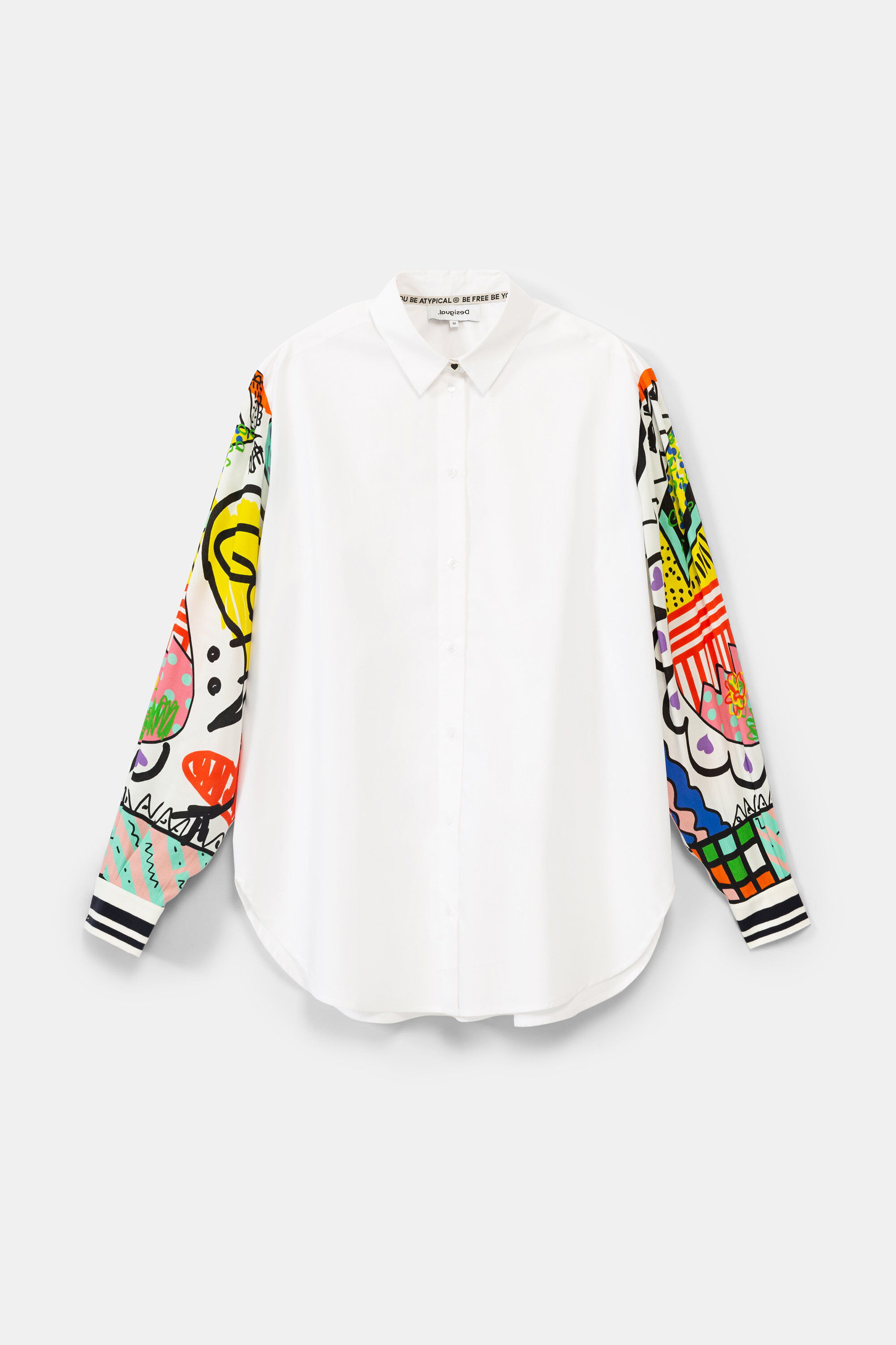 Artistic shirt with fringe