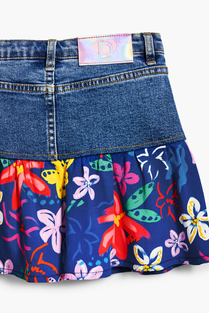 Ruffled denim skirt | Desigual