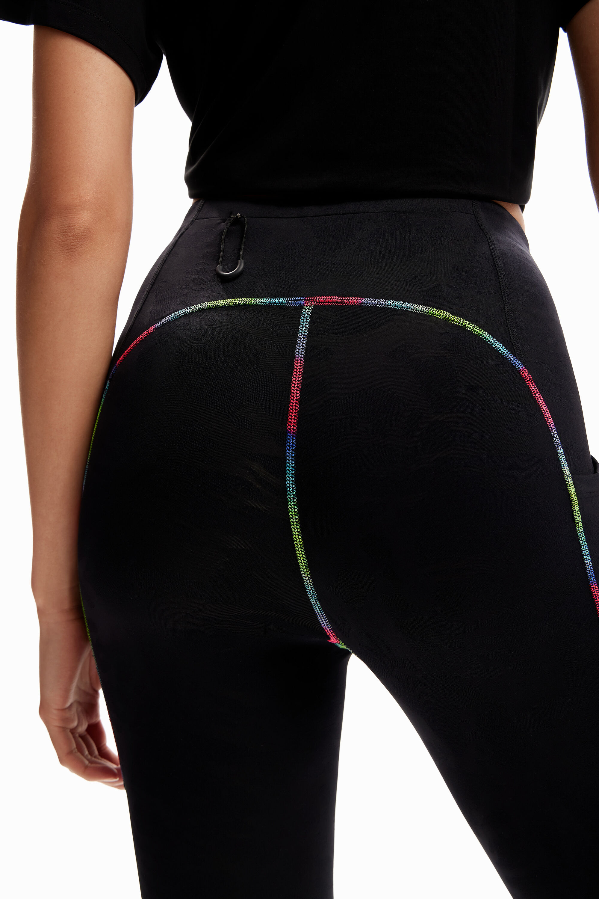 Contrasting sport leggings