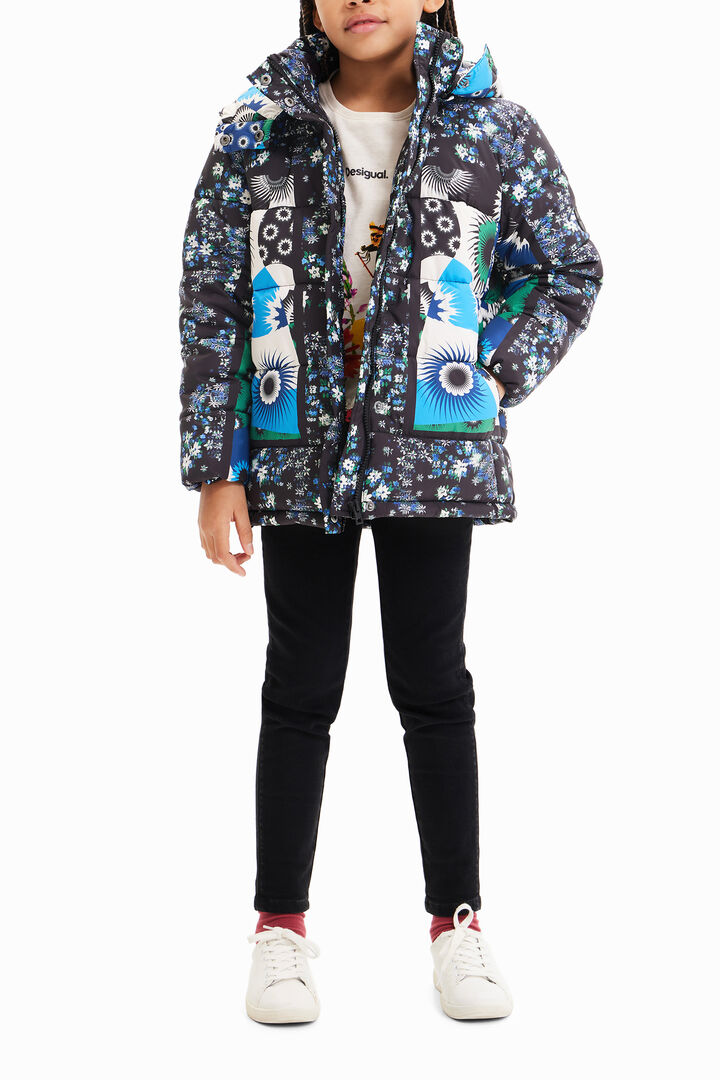 Patchwork padded jacket | Desigual
