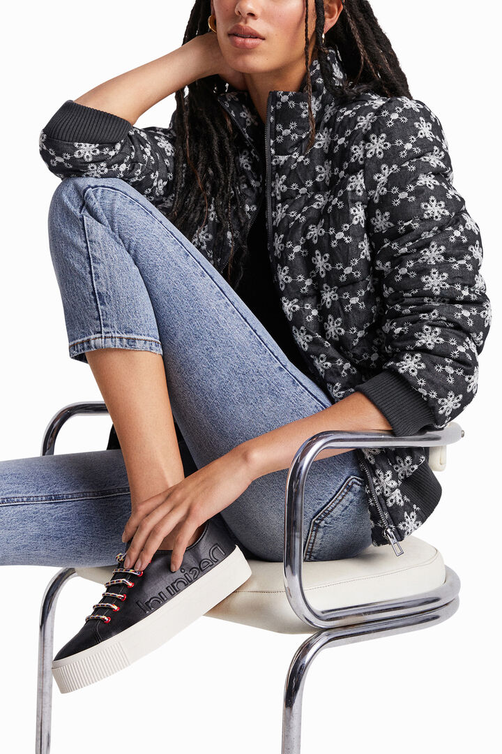 Chaqueta padded con encaje | Desigual