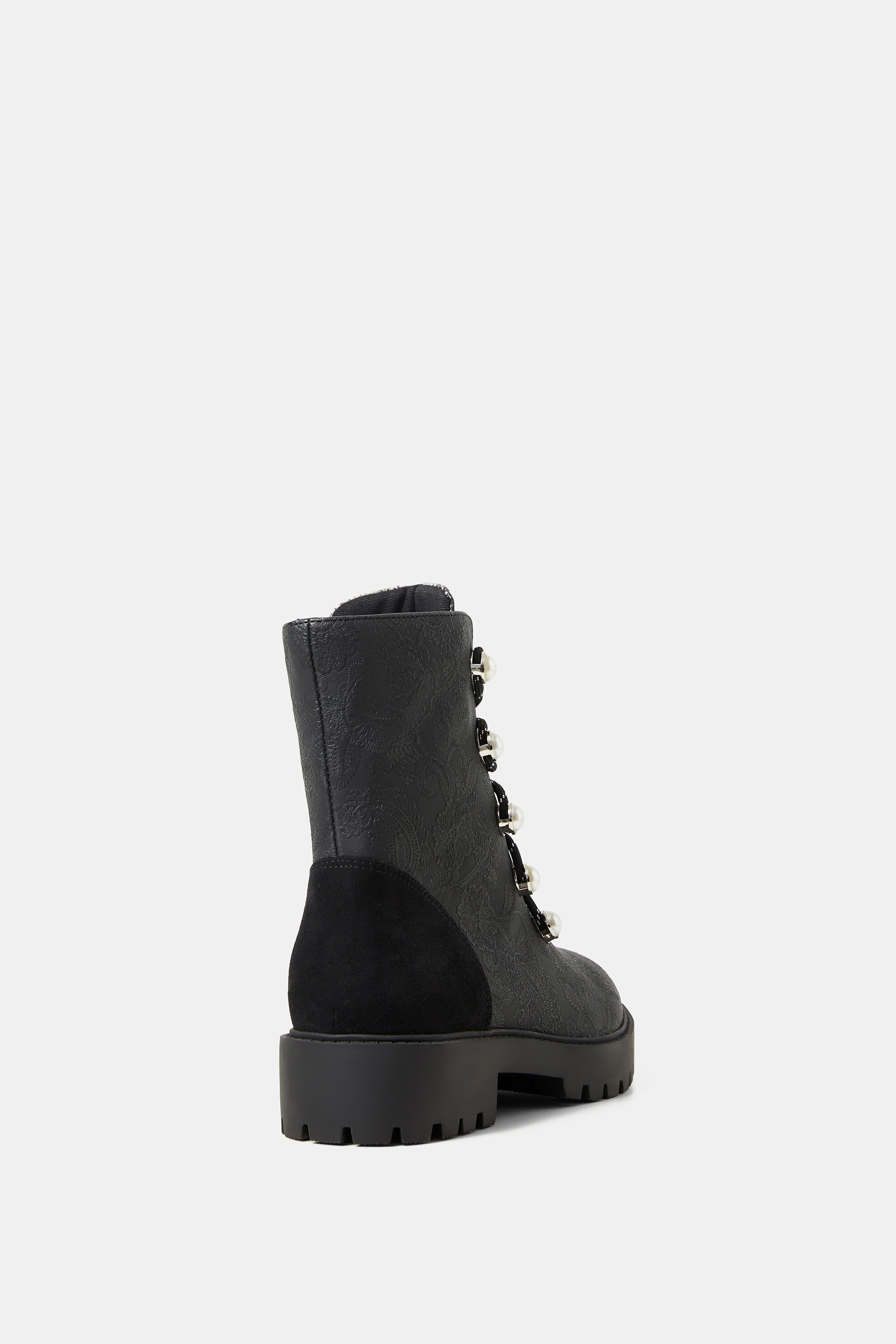Half boot pearls | Desigual.com