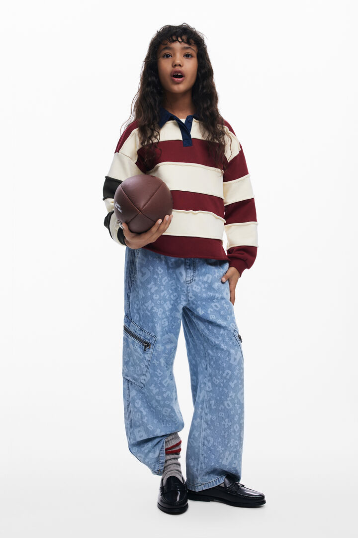 POLO W PASKI Z DŁUGIM RĘKAWEM | Desigual