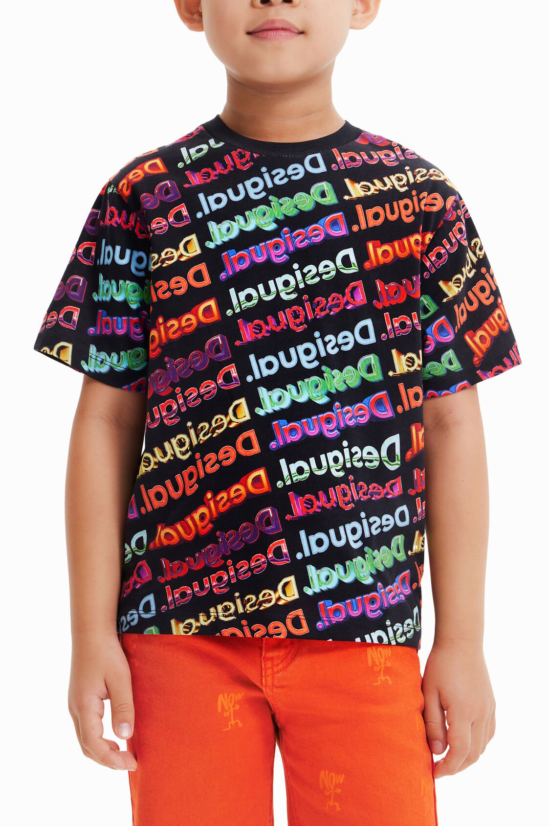 Interpretación Puede soportar flotante Camiseta logos 3D de niño y niña I Desigual.com