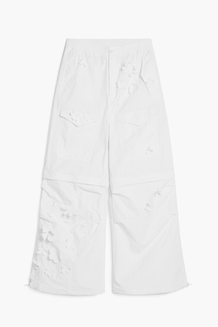 Convertible pants with flowers Tyler McGillivary