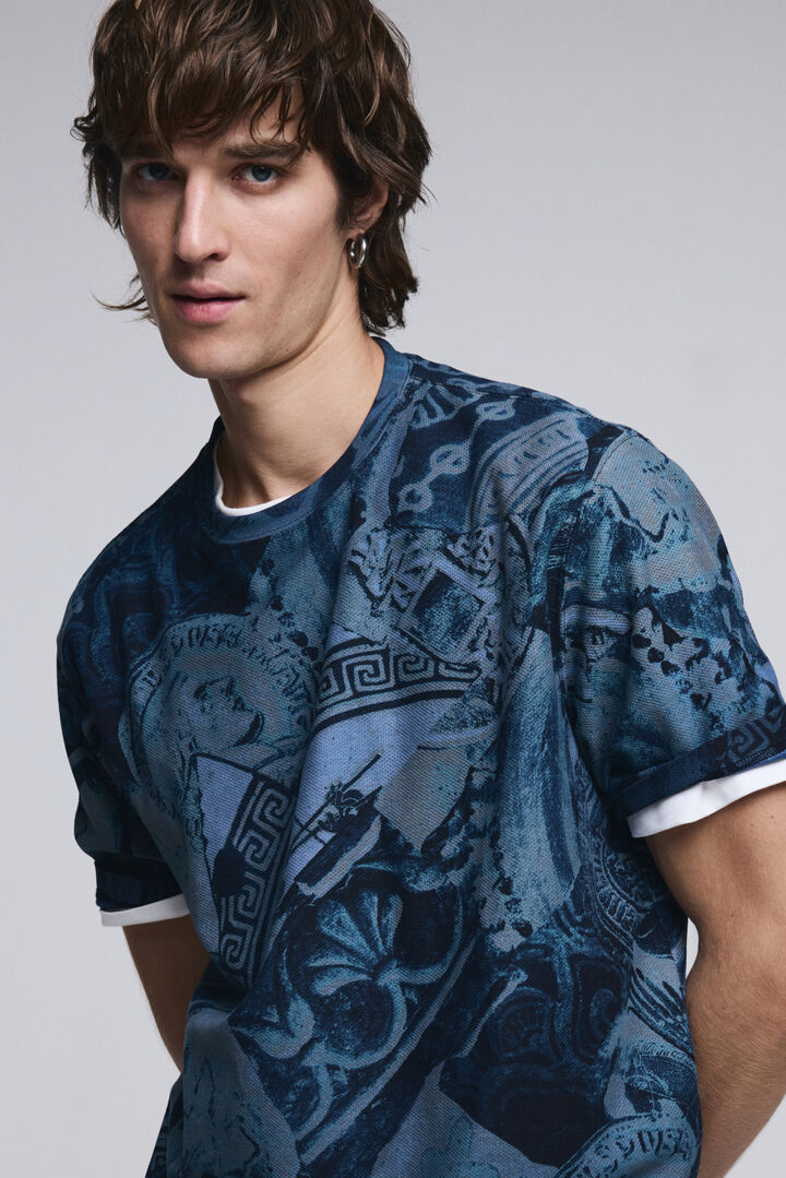 Short-sleeve mosaic T-shirt | Desigual
