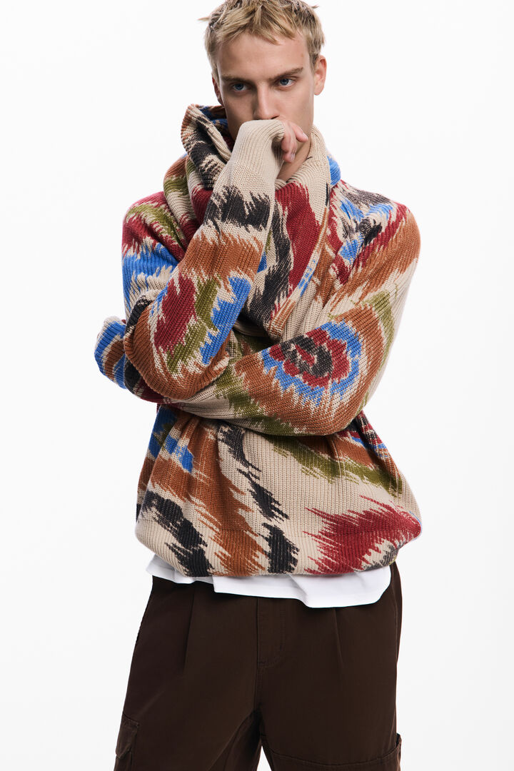 Abstract paisley sweater | Desigual