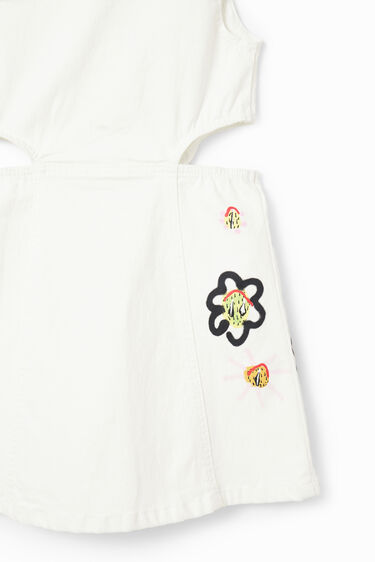 Vestido vaquero cut-outs | Desigual