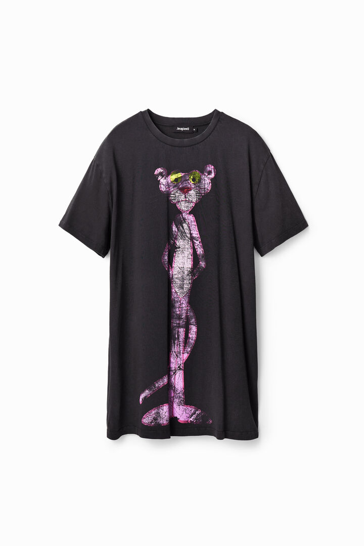 Oversize Pink Panther T-shirt dress | Desigual