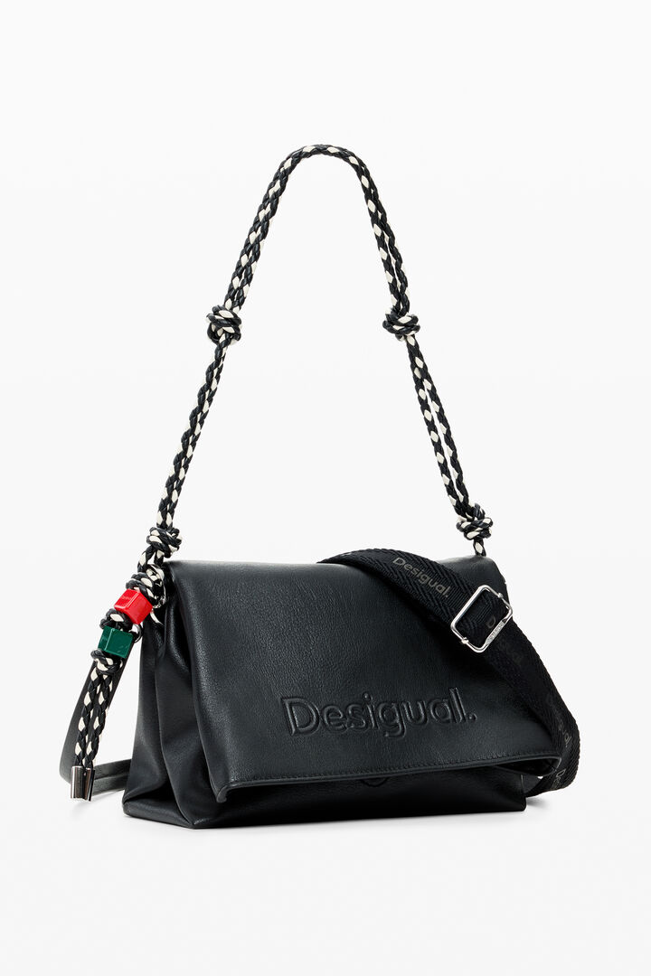 Bolso mediano logo charm | Desigual