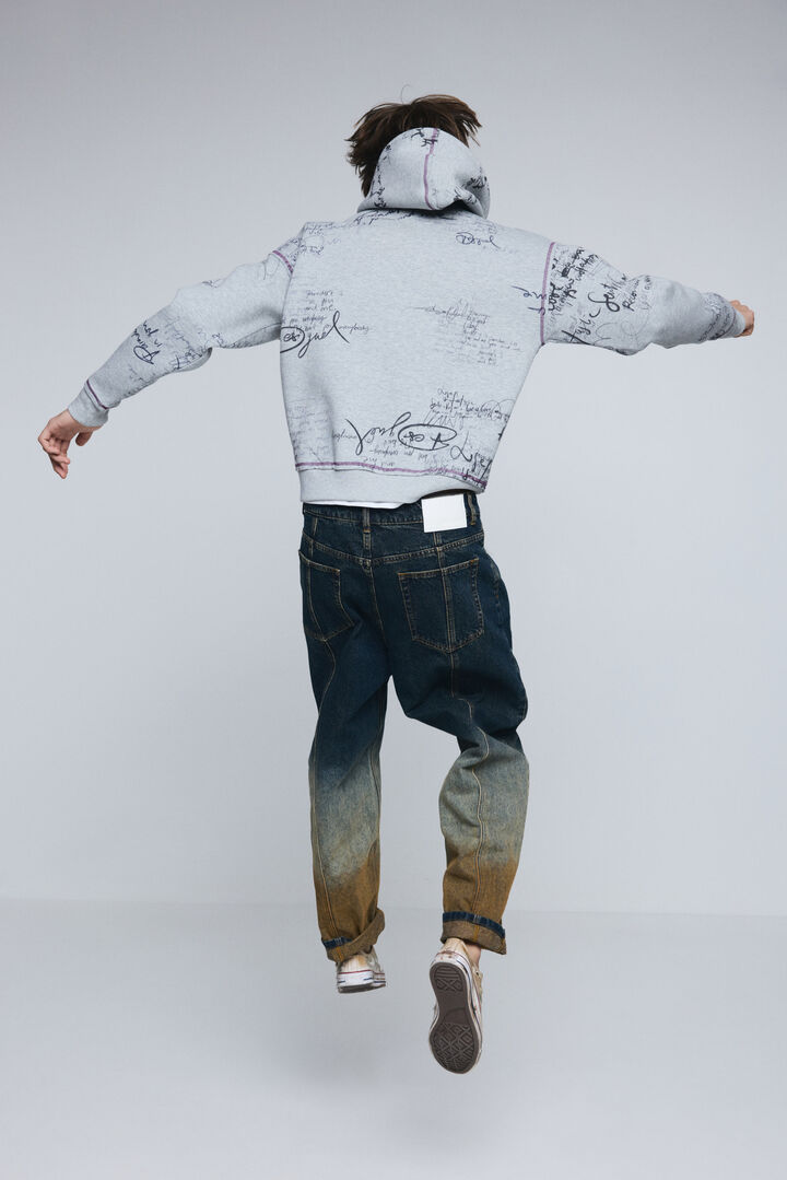 Hoodie with lettering | Desigual
