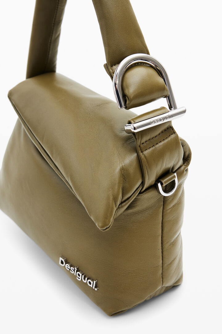M padded leather bag | Desigual