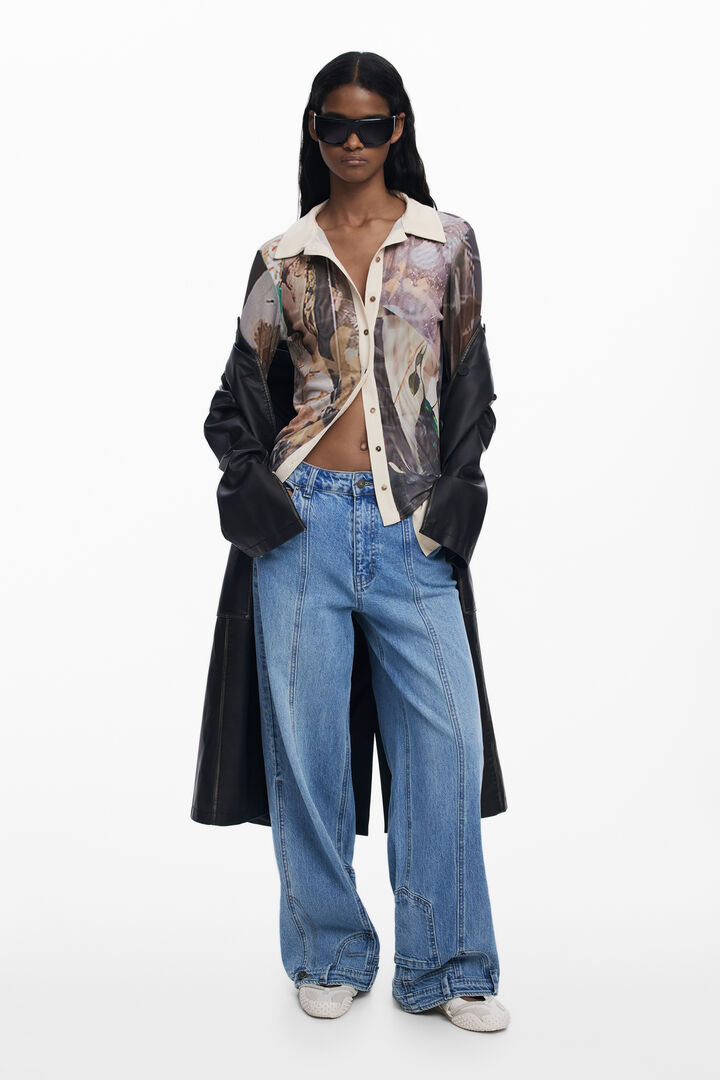 Chiffon cuff T-shirt | Desigual