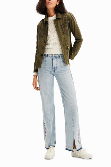 Giacca parka ricamata | Desigual