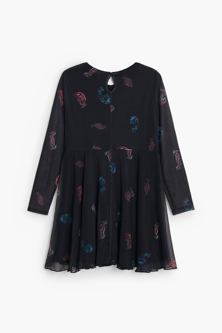 Robe évasée à lettres | Desigual