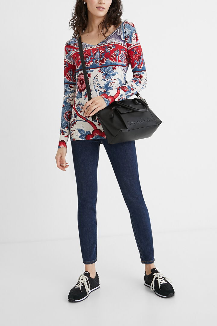 Floral knit jumper | Desigual