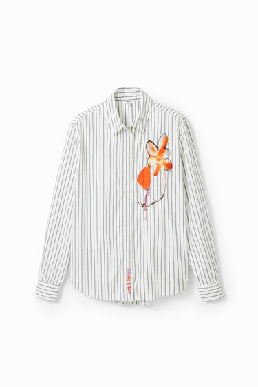Striped flower shirt | Desigual