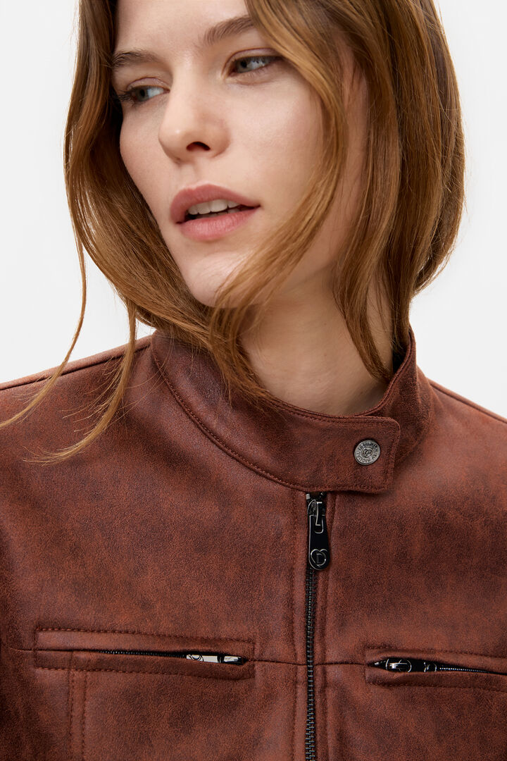 Jacket Leather Effect