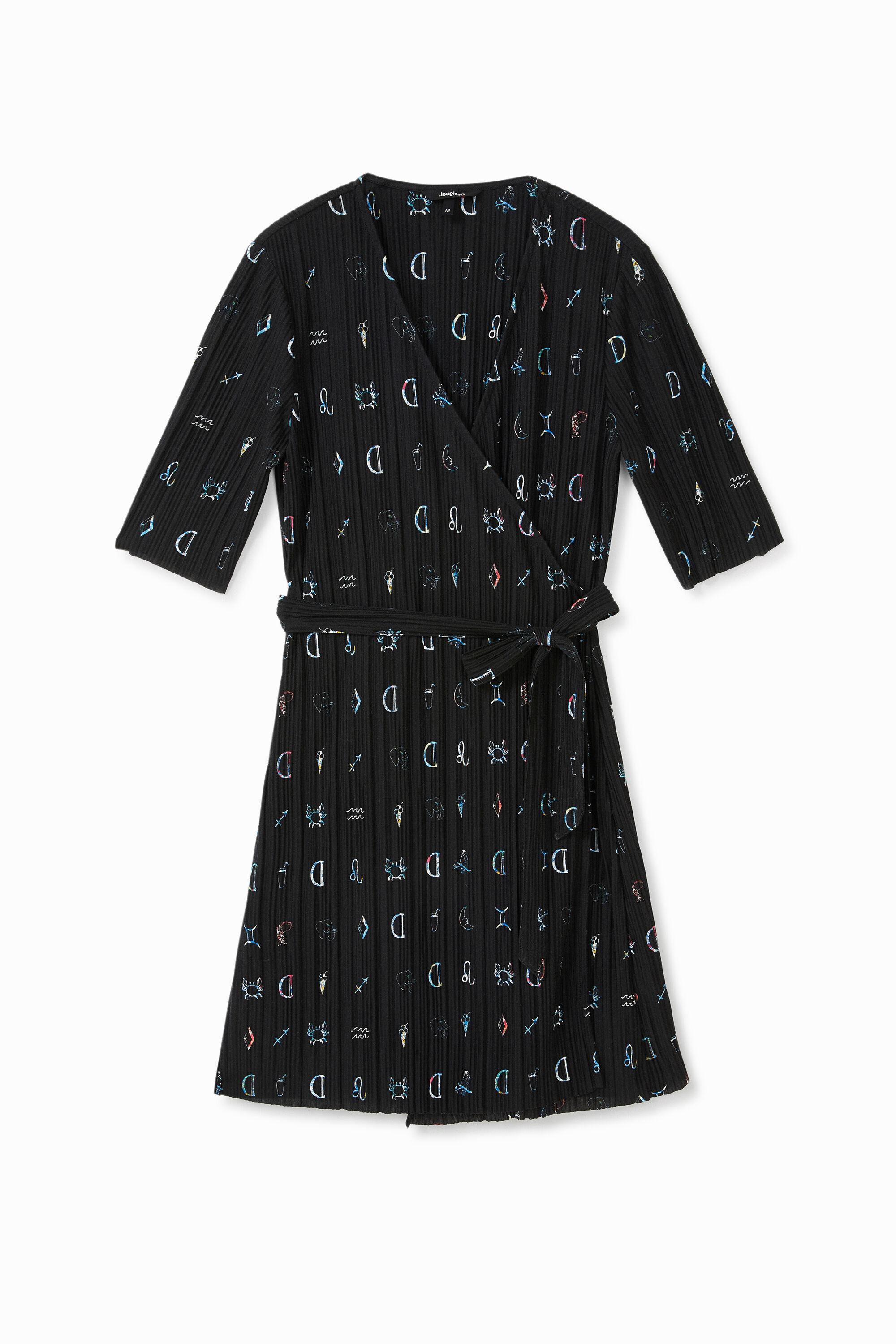 Kurzes Plissee-Kleid