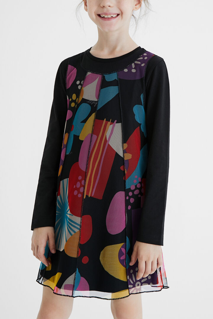 Tulle print dress | Desigual