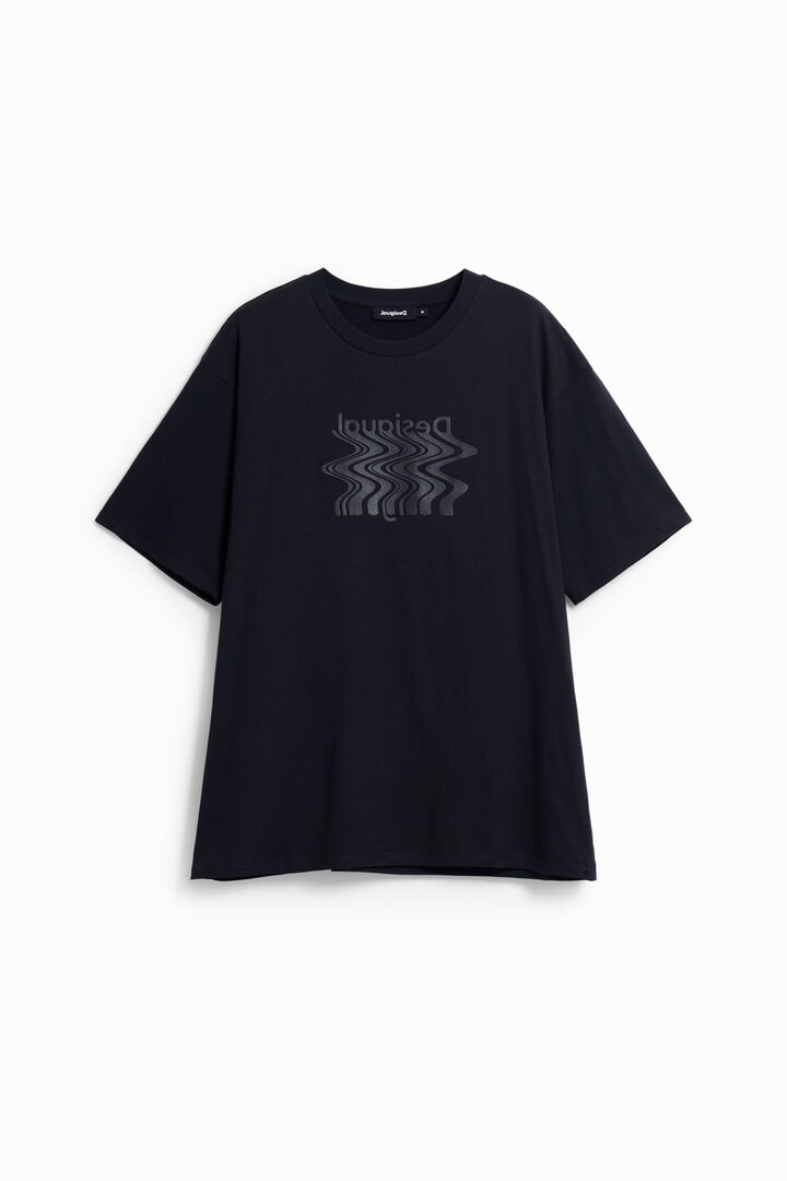 Camiseta manga corta logo degradado