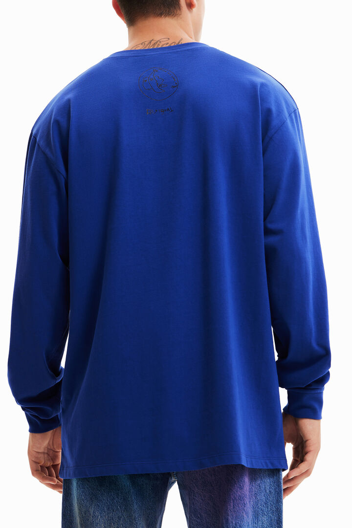Camiseta oversize gato astronauta | Desigual