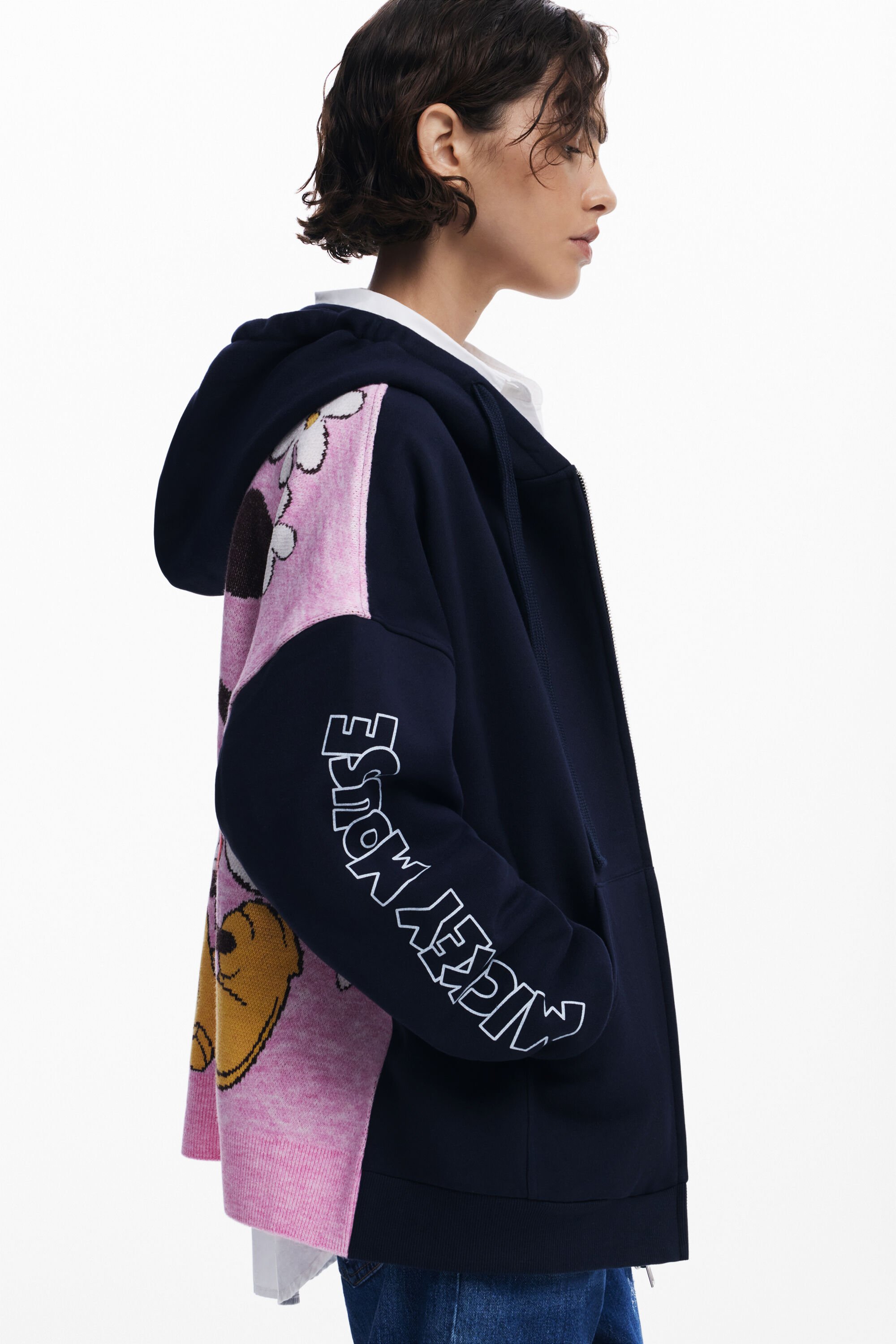 Desigual Women's Mickey Mouse Sweatshirt In Blue