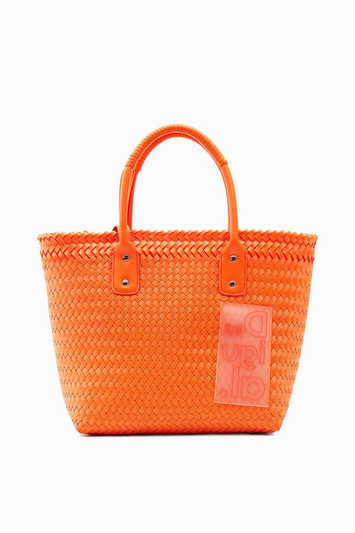 Bossa shopper mitjana trenada | Desigual