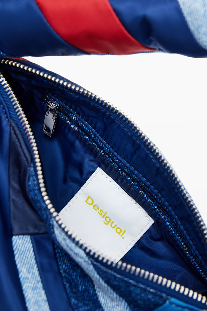Striped denim bag | Desigual