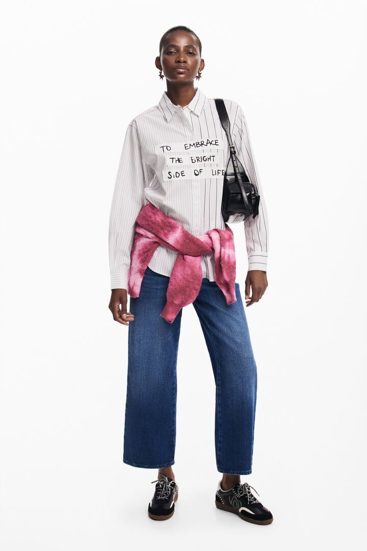 Camisa rayas frase | Desigual