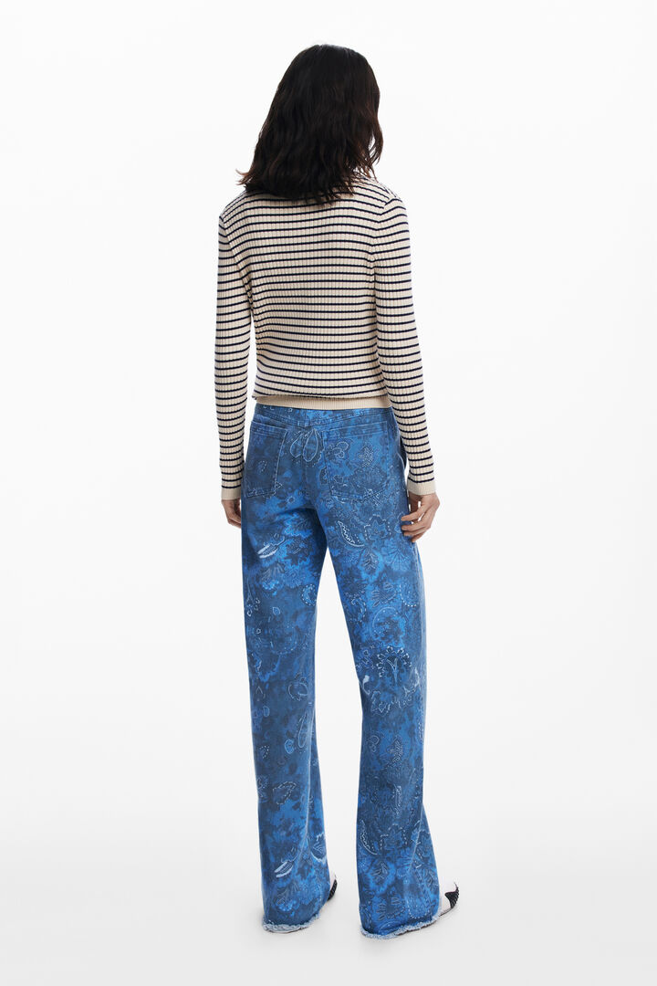 Paisley twill trousers | Desigual