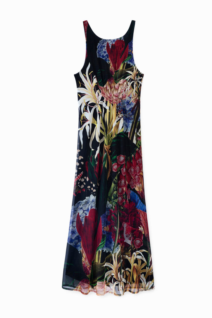 Vestido midi tropical | Desigual