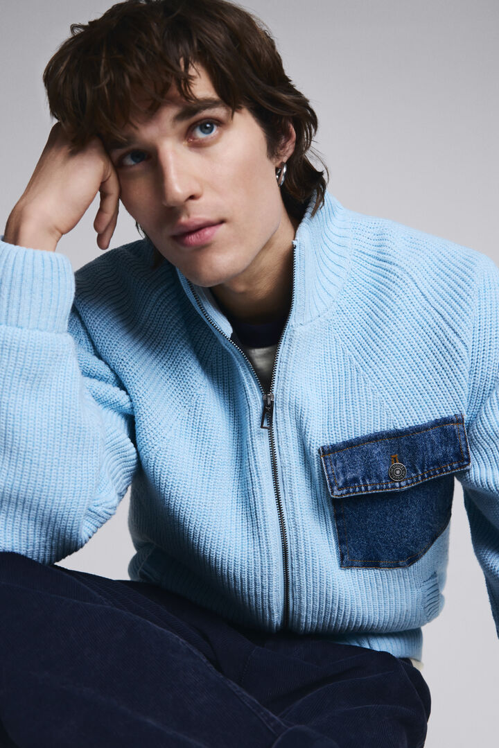 Gebreide trui met dubbele rits | Desigual