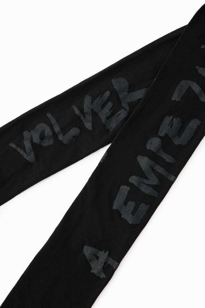 Tone-on-tone message tights | Desigual