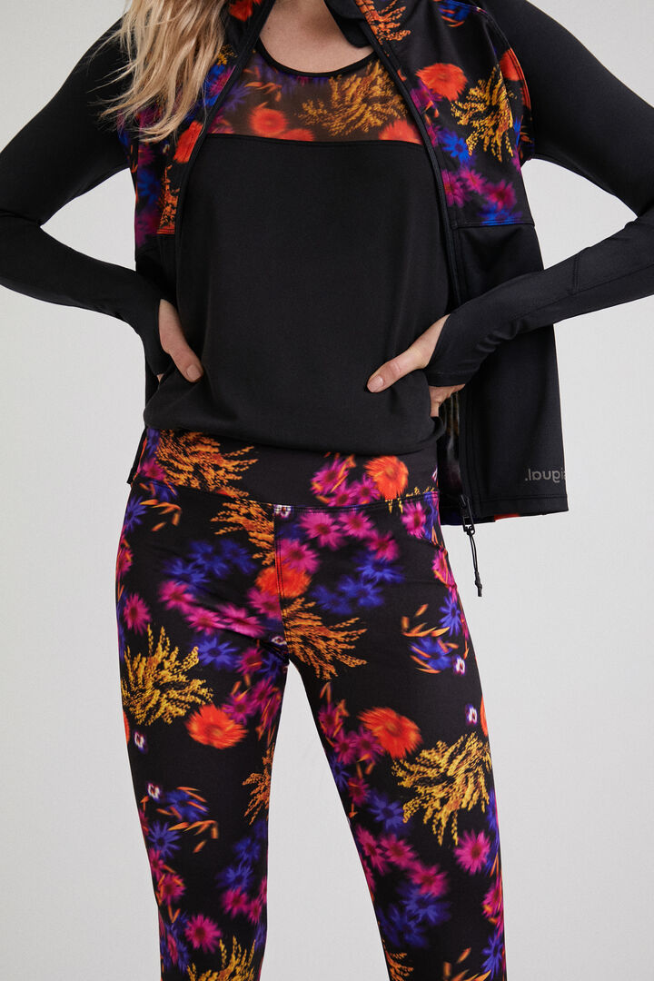 Photographic print leggings | Desigual