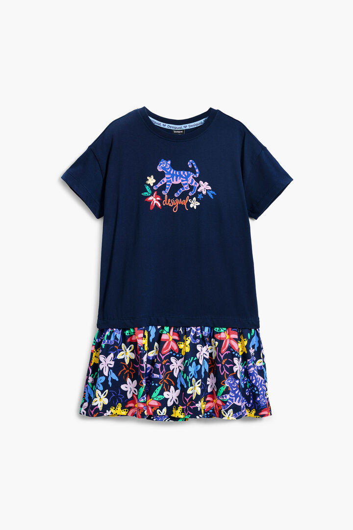 Printed short dress | Desigual